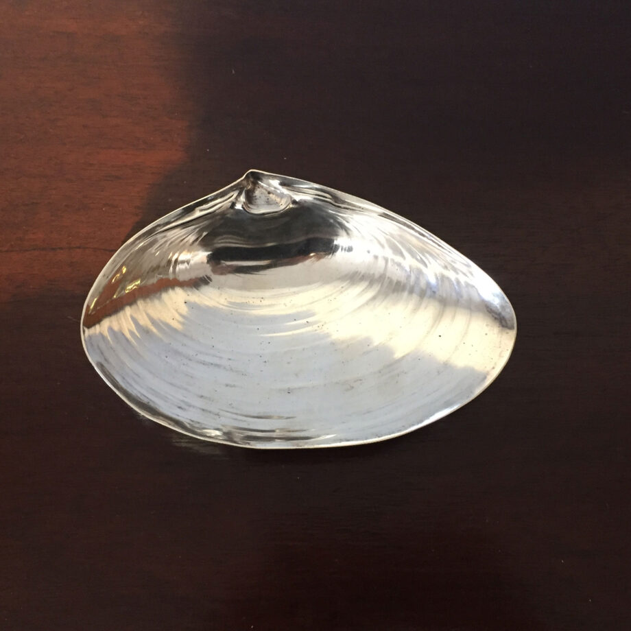 Three Sterling Silver Shell Dishes