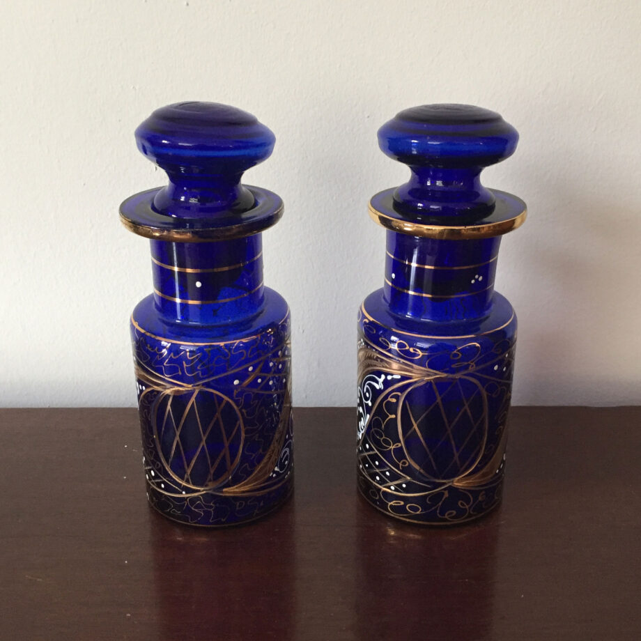 Matched Pair of Apothecary Bottles