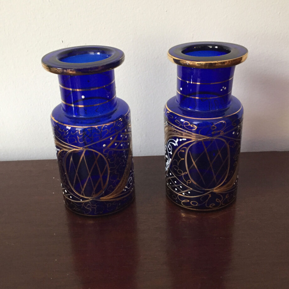 Matched Pair of Apothecary Bottles