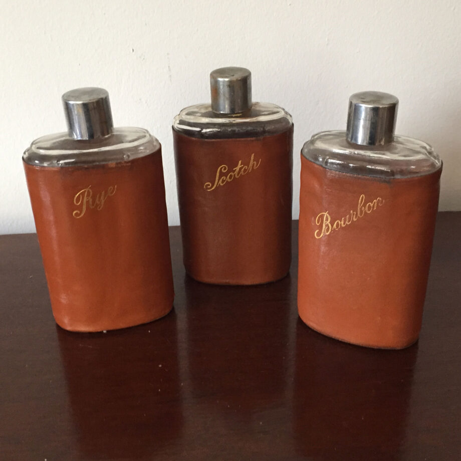 Leather Covered Flasks