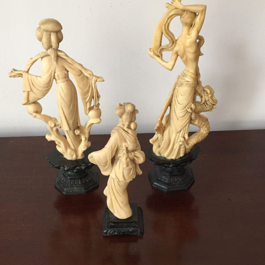 Three Asian Figures