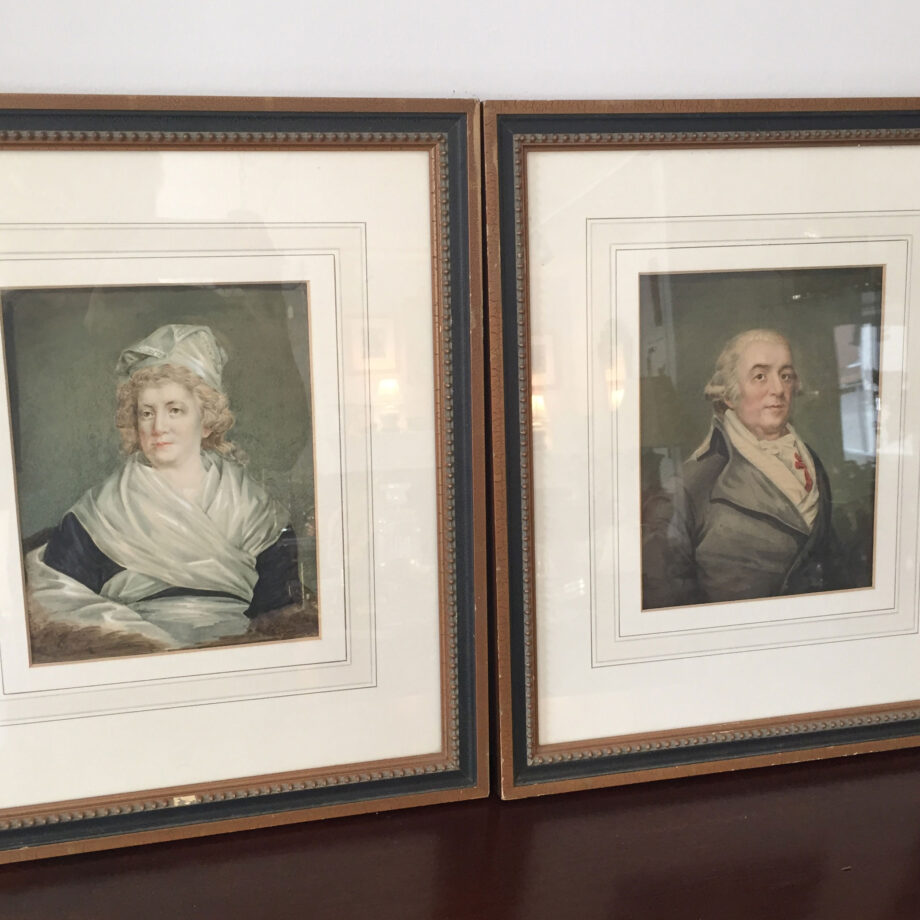 Pair of 18th century Watercolors