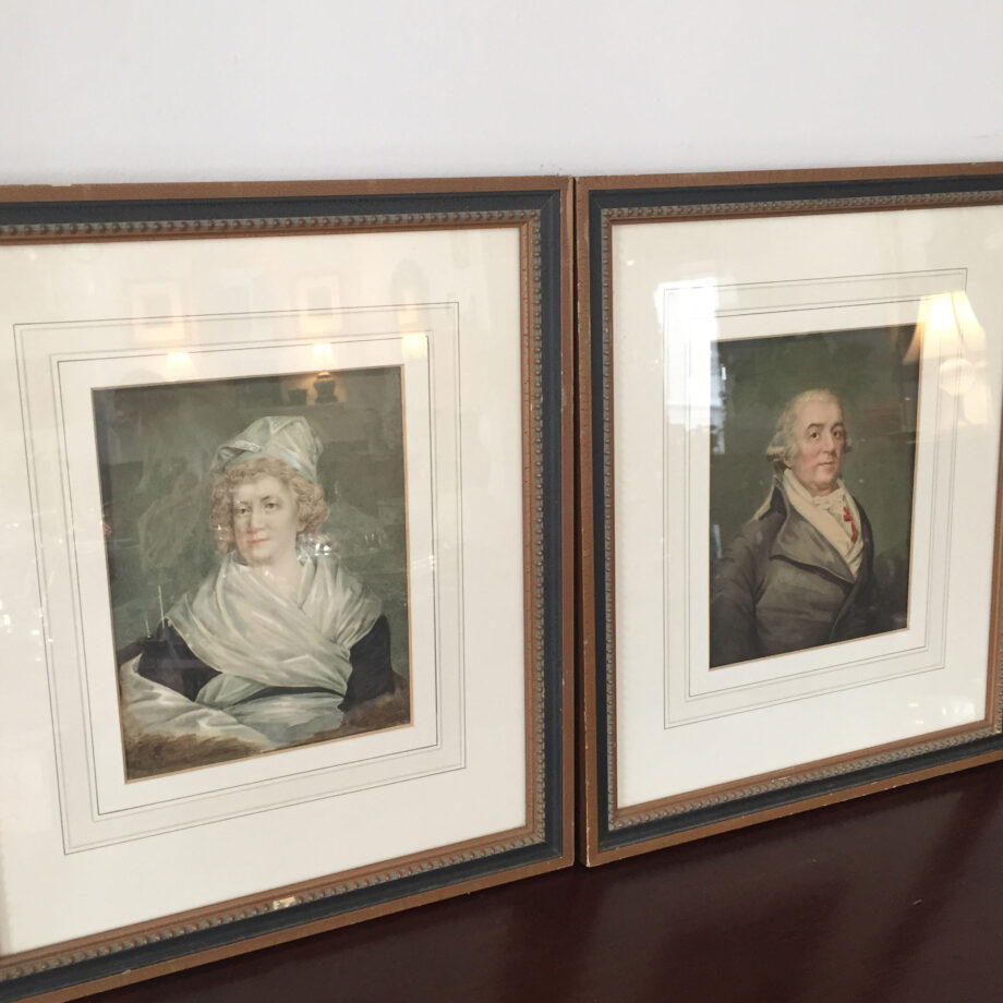 Pair of 18th century Watercolors