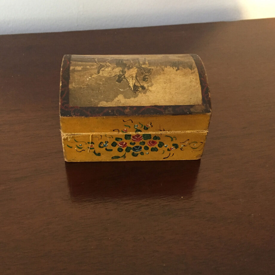 Small Painted Dome Top Box