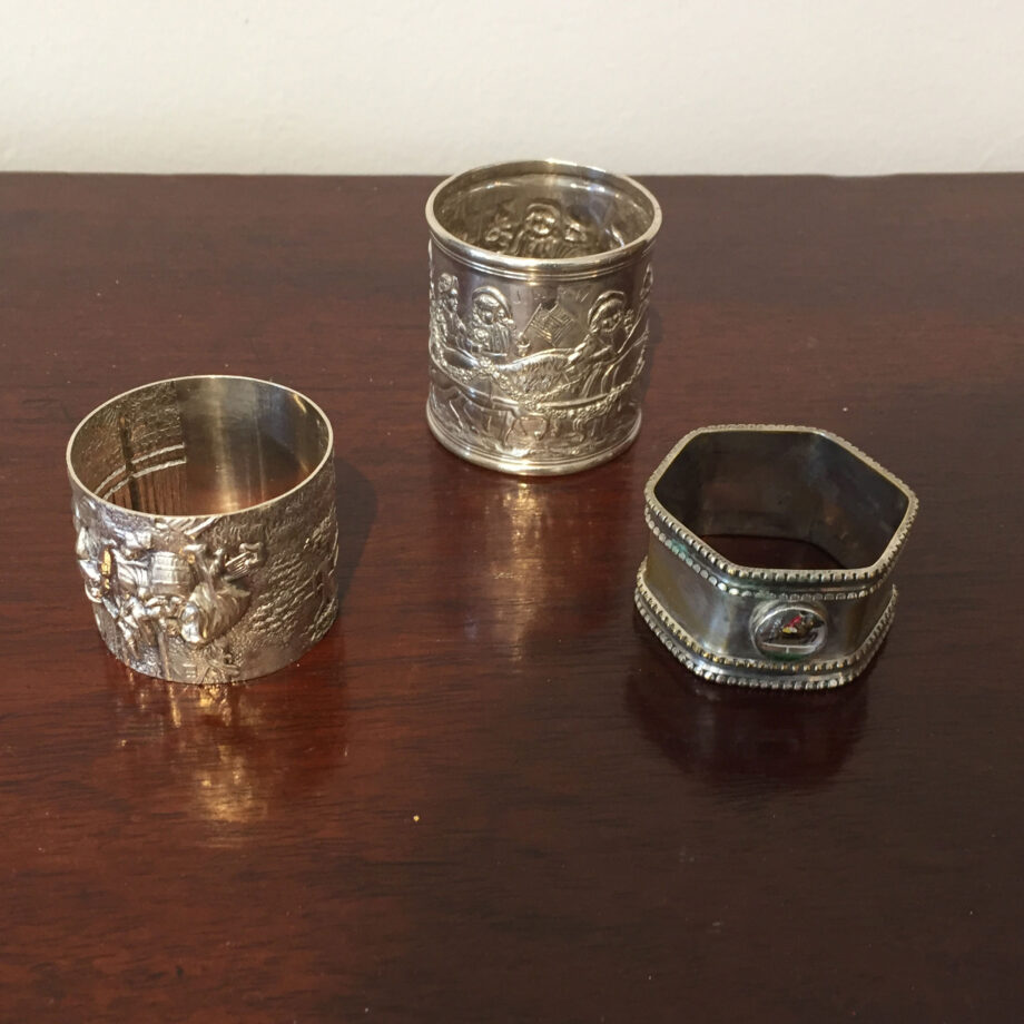 Collection of Sterling Silver Napkin Rings