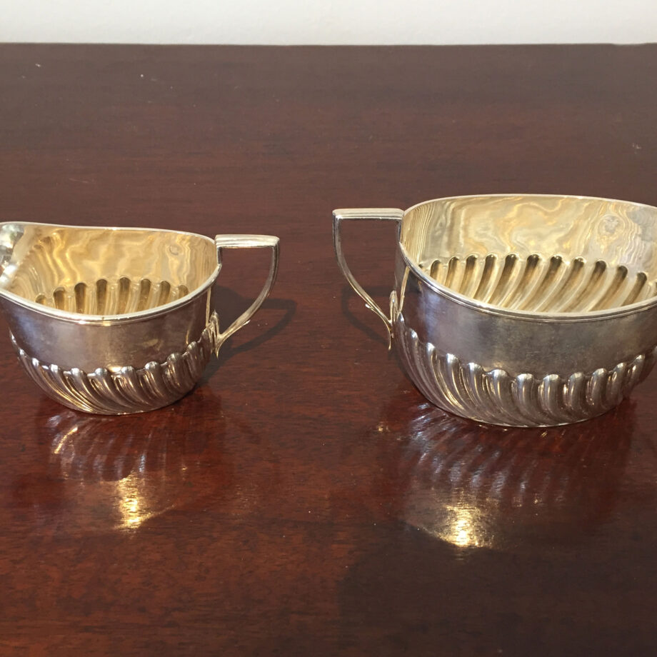 Sterling Silver Creamer and Sugar