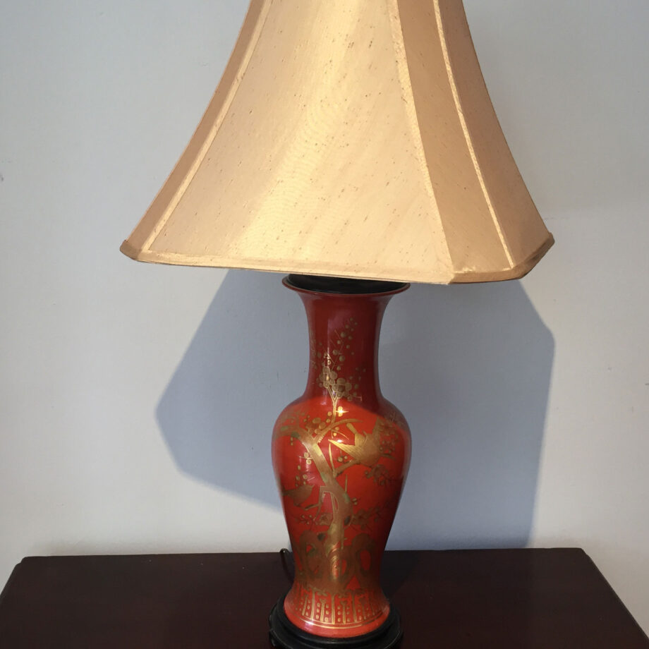 Painted Ceramic Lamp
