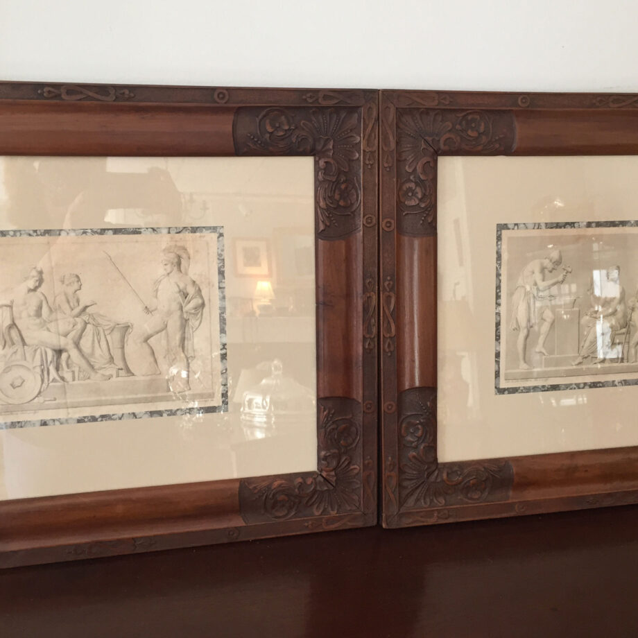 Pair of Framed Etchings