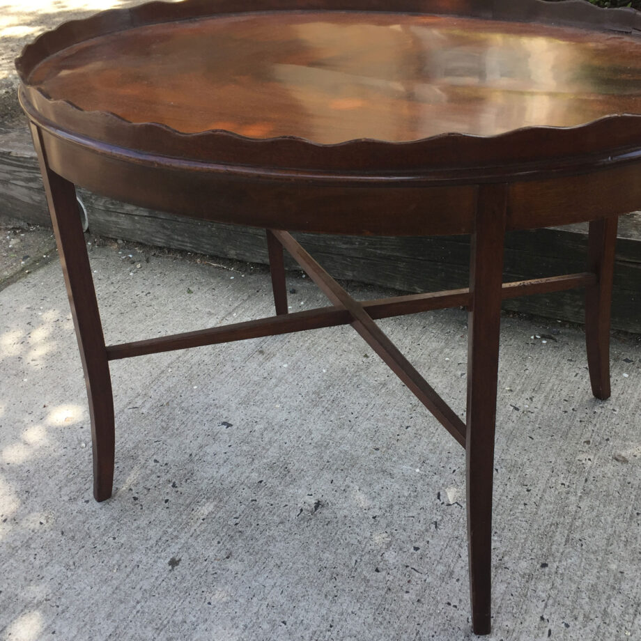 Scalloped Top Coffee Table