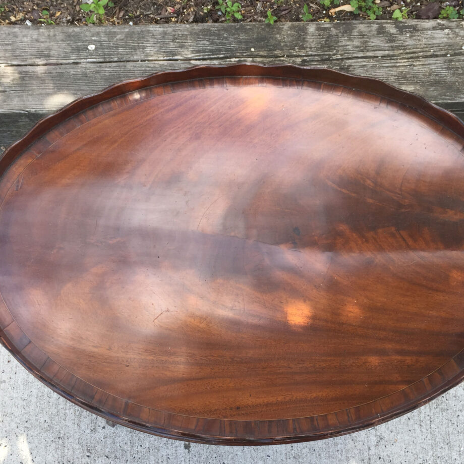 Scalloped Top Coffee Table