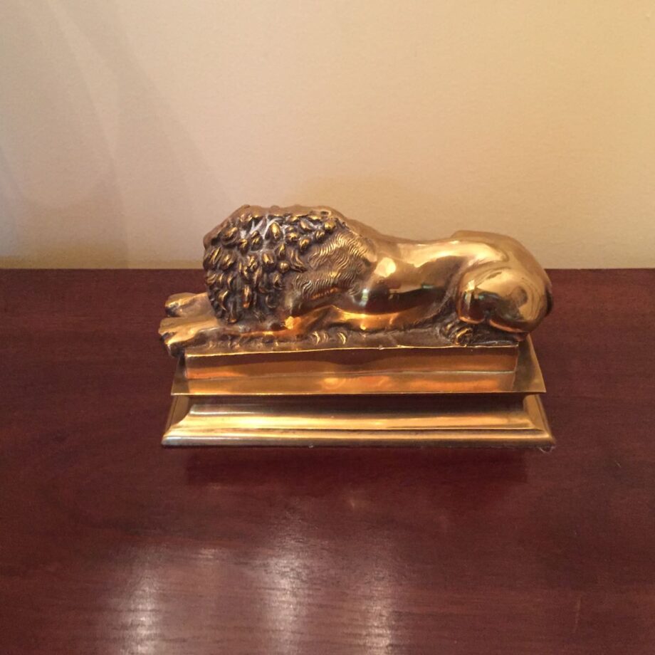 Brass Lion Doorstop