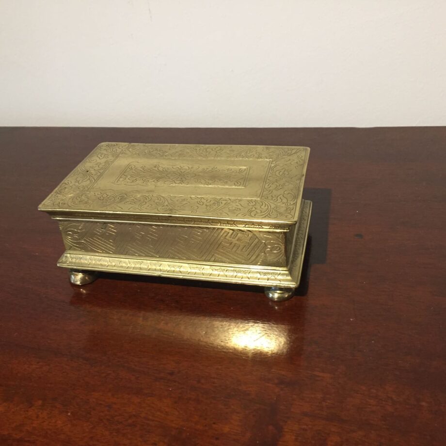 Lift Top Brass Box