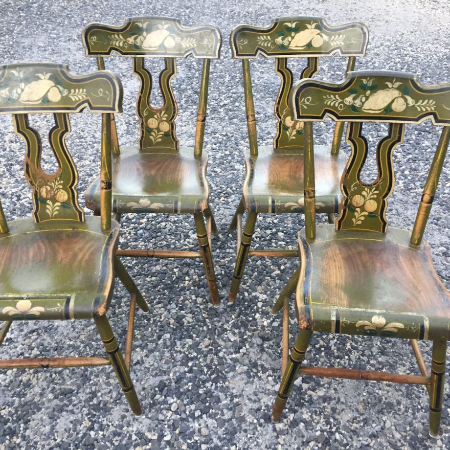 Set Of Four Matched Chairs