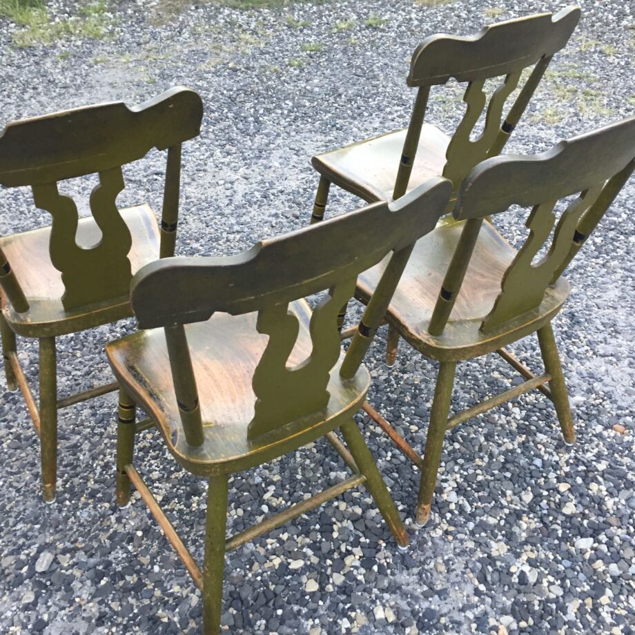 Set Of Four Matched Chairs