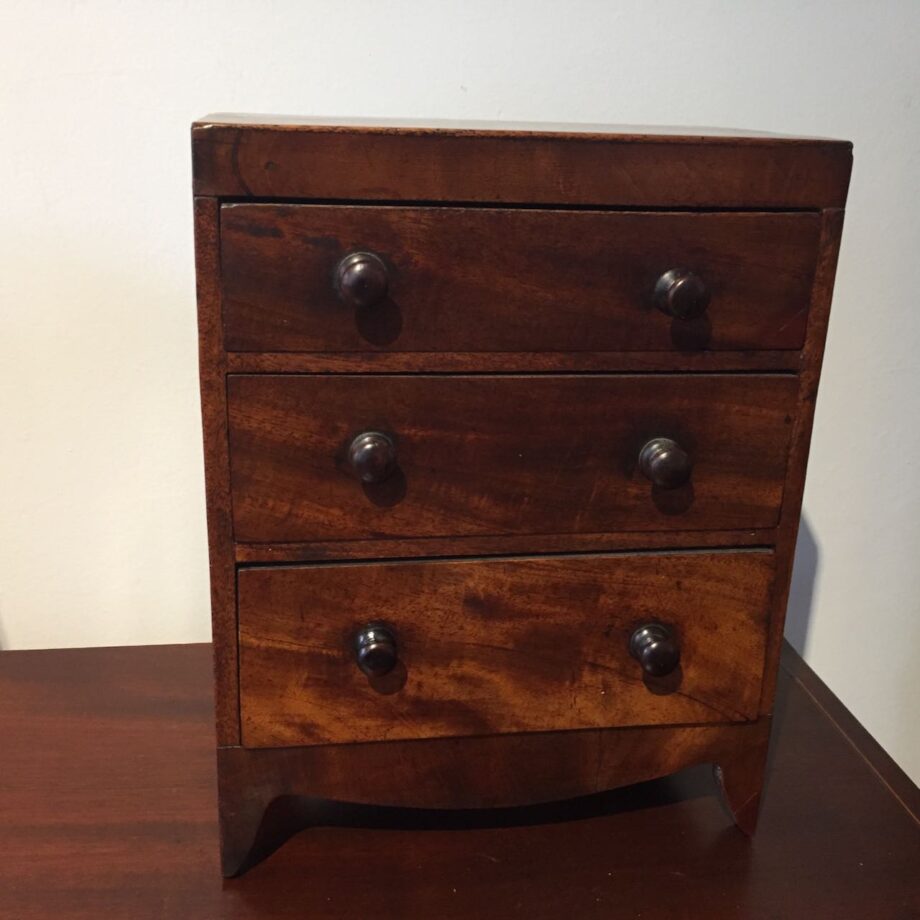 Miniature Three Drawer Chest