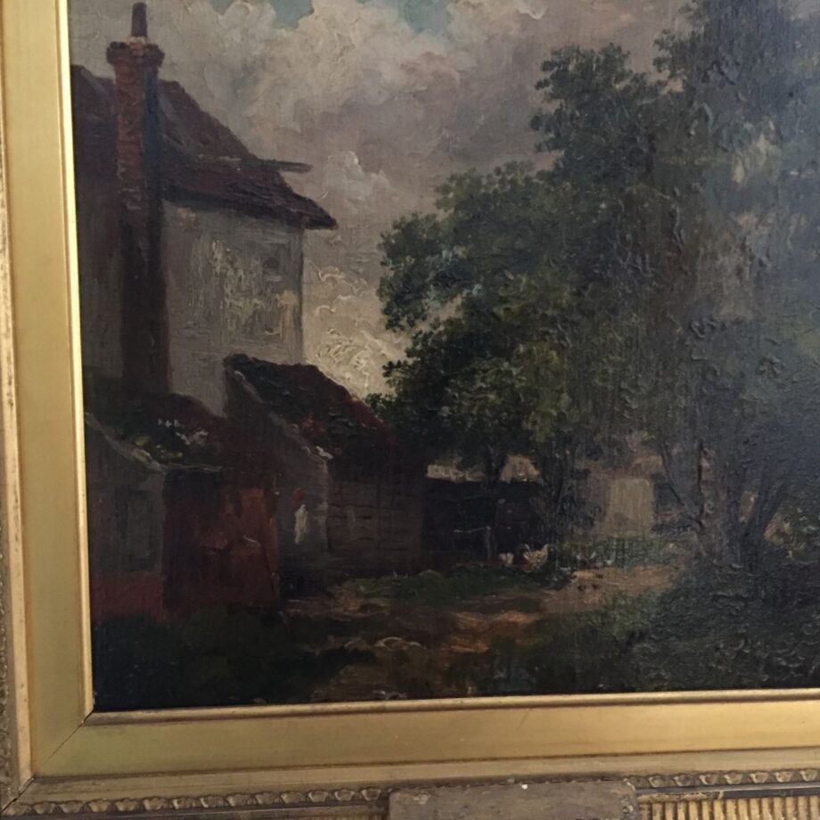 English Country Landscape On Board