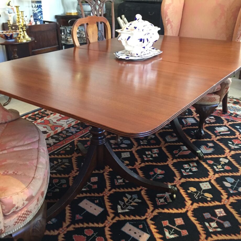 Triple Pedestal Banquet Table