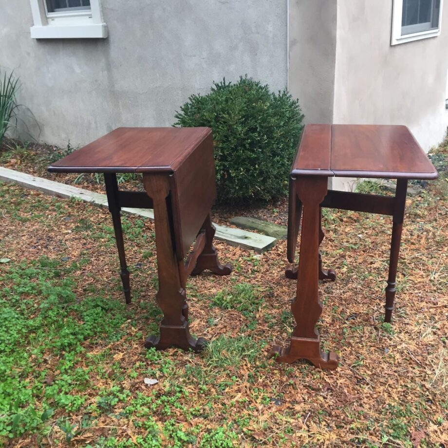 Two Matched Sofa Tables