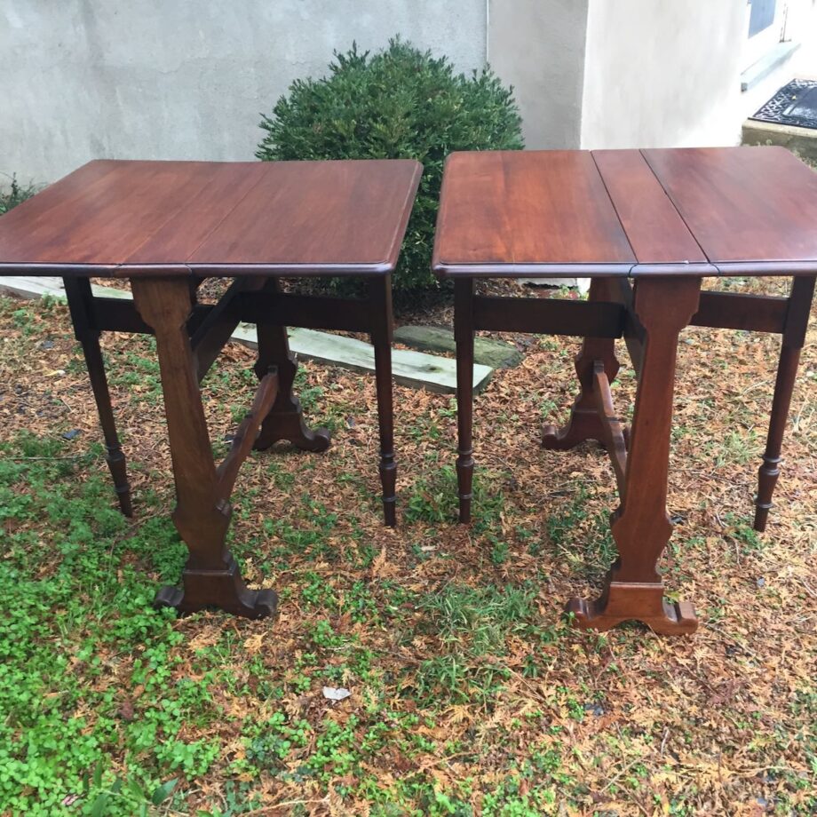 Two Matched Sofa Tables