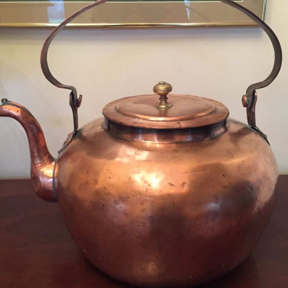 Enormous 18" Copper Teapot