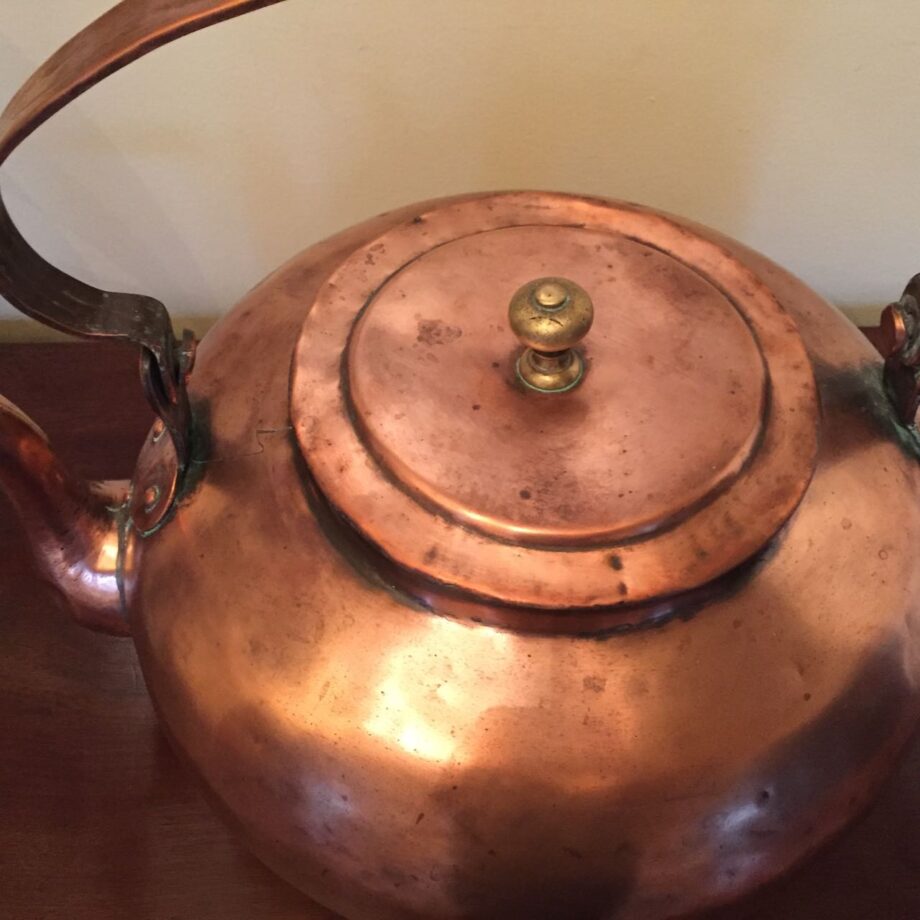 Enormous 18" Copper Teapot