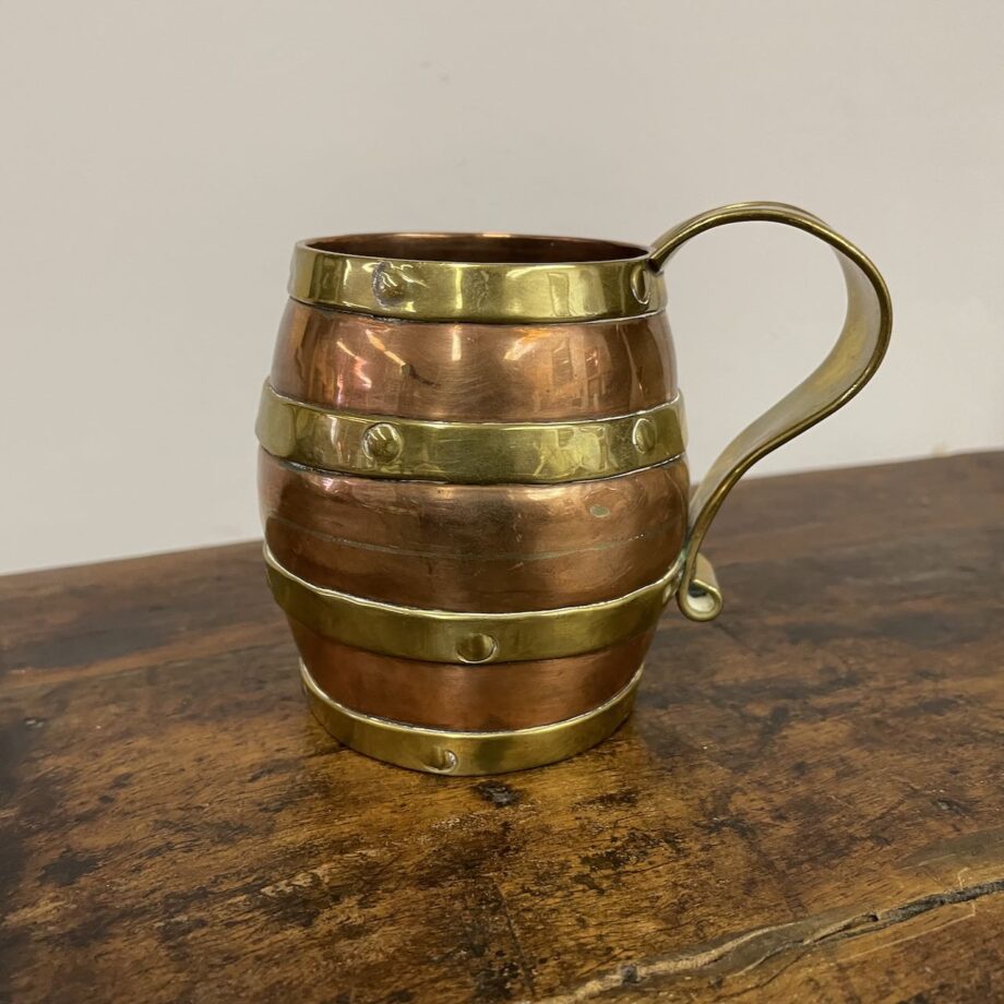 English Copper And Brass Ale Mug