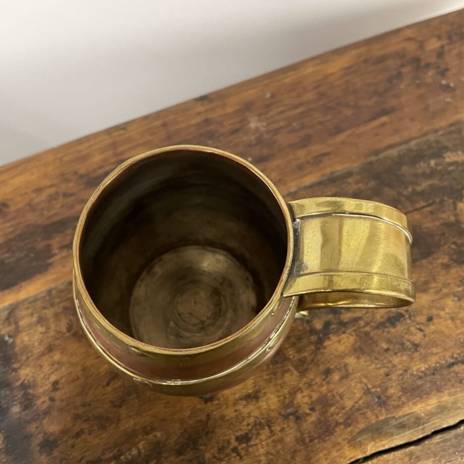 English Copper And Brass Ale Mug