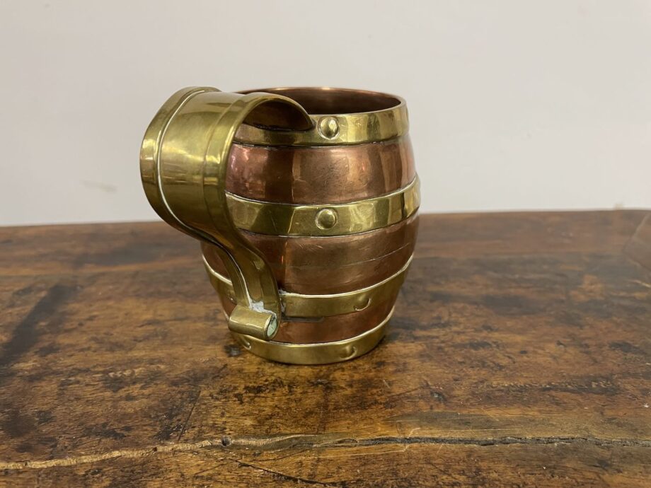 English Copper And Brass Ale Mug