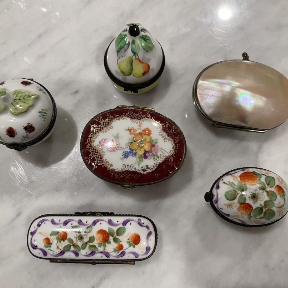 Limoges Enamel Boxes