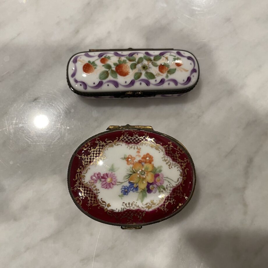 Limoges Enamel Boxes