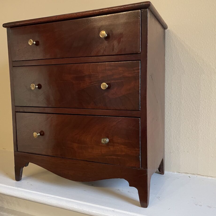 Three Drawer Miniature Chest