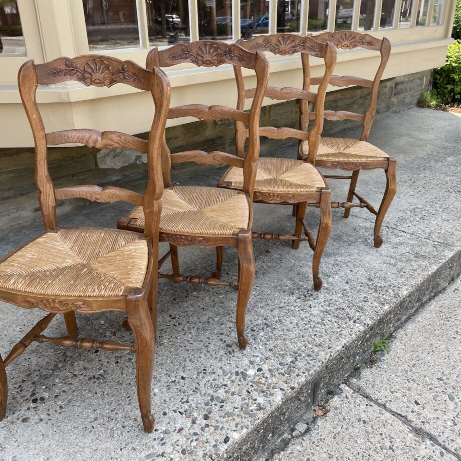 Set Of Four Matched French Side Chairs