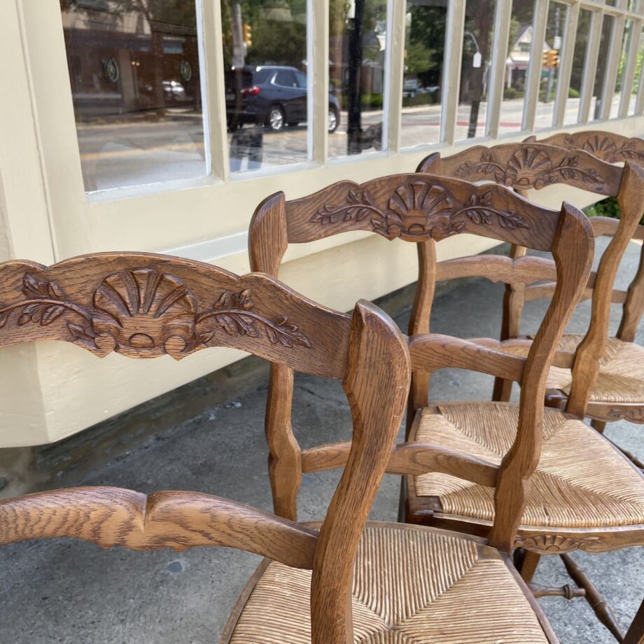 Set Of Four Matched French Side Chairs