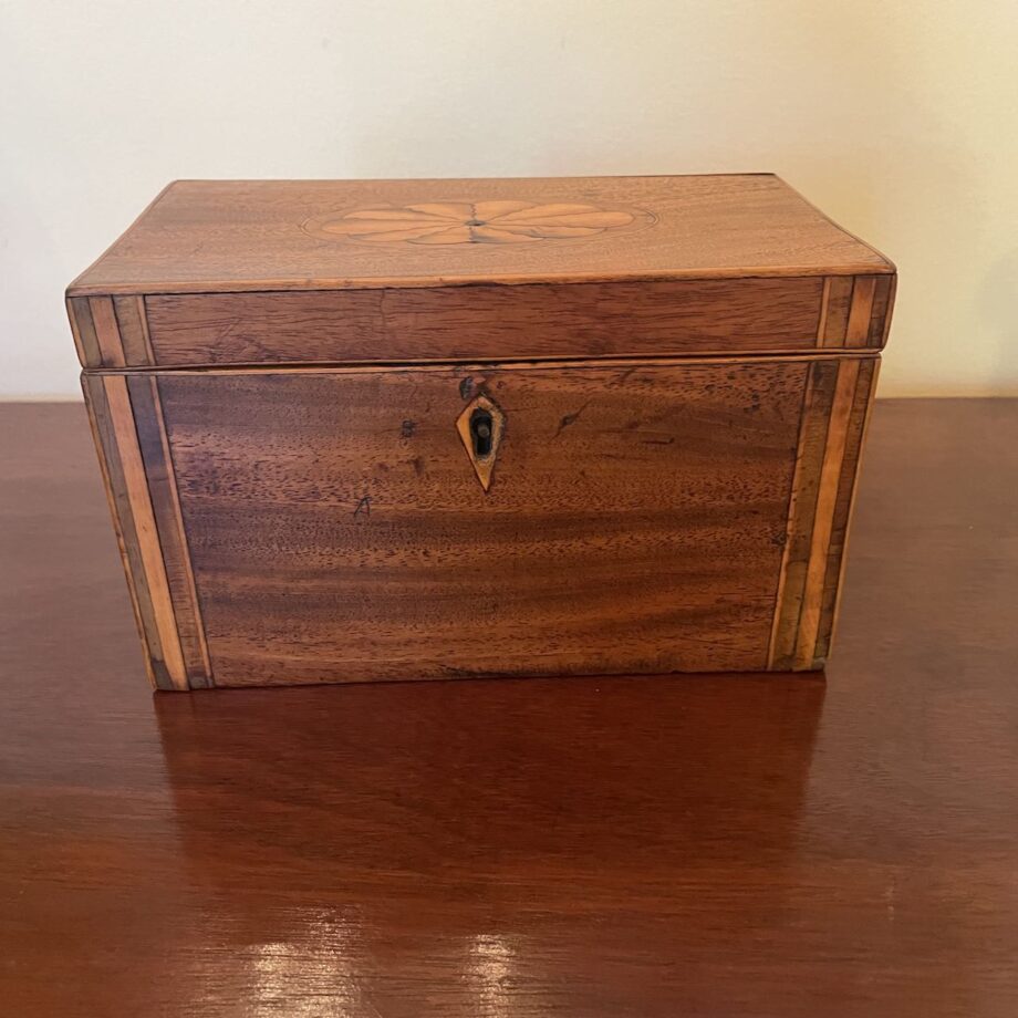 English Inlaid Tea Caddy