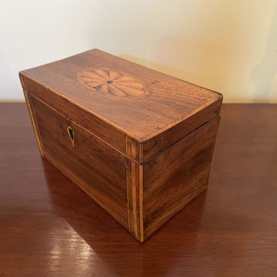 English Inlaid Tea Caddy