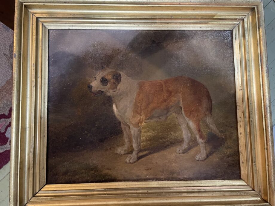 Painting Of A Dog On Canvas