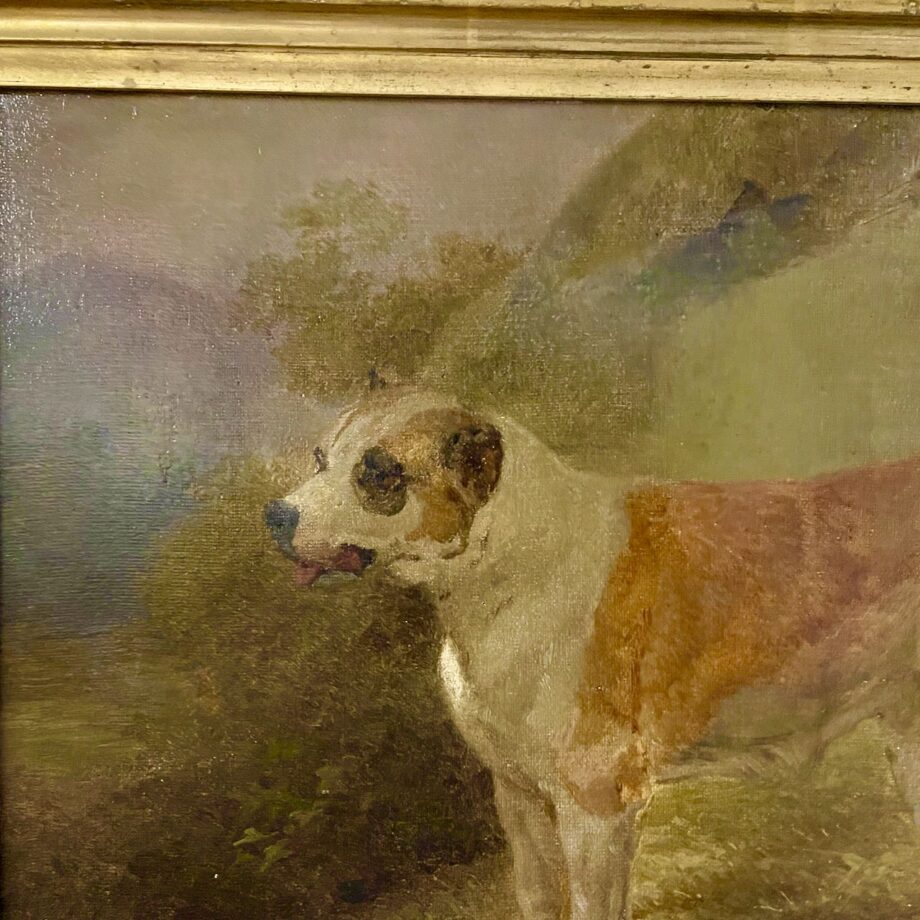 Painting Of A Dog On Canvas