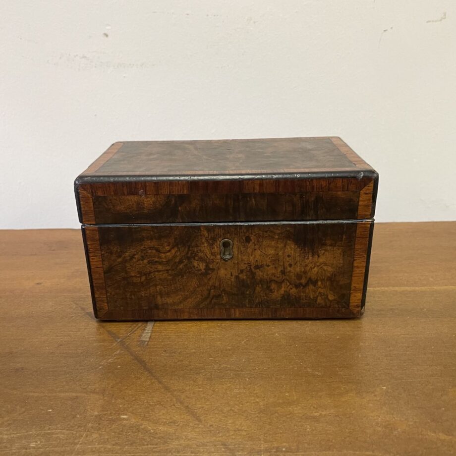 Two English Inlaid Boxes