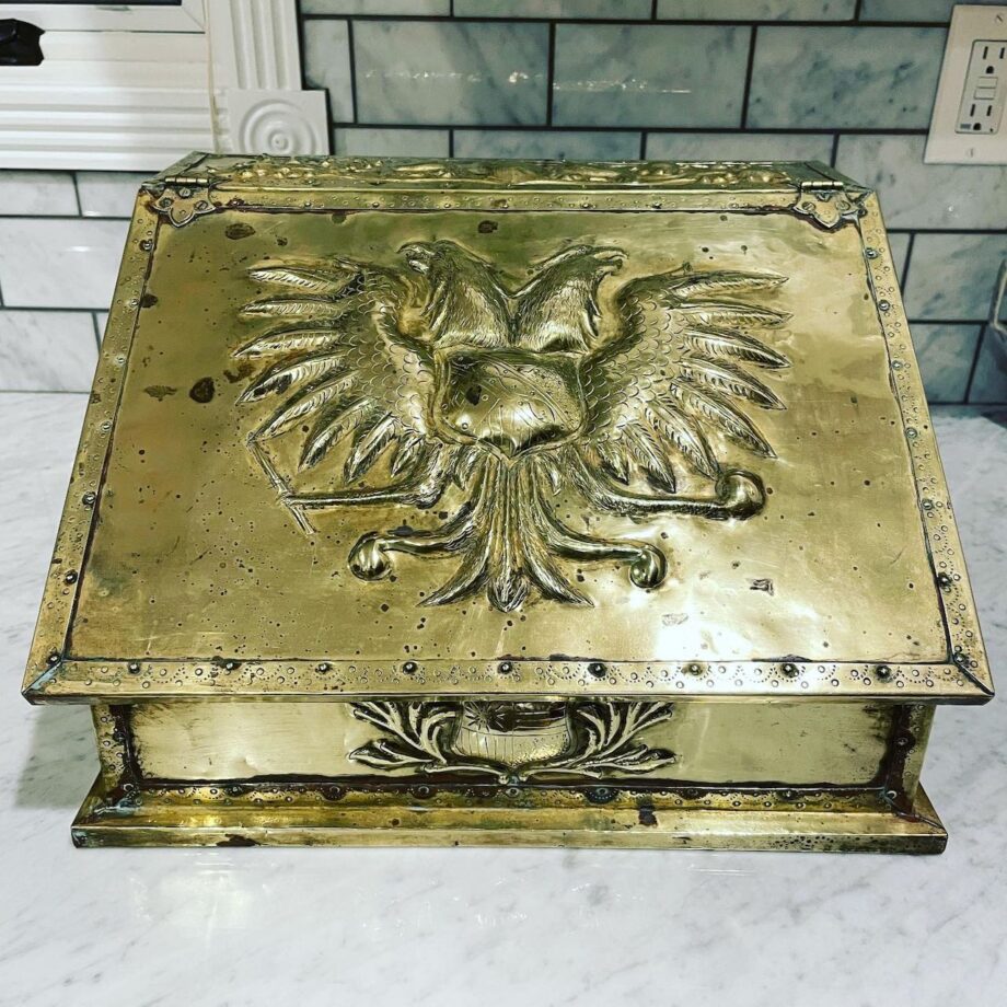 Brass Bible Box