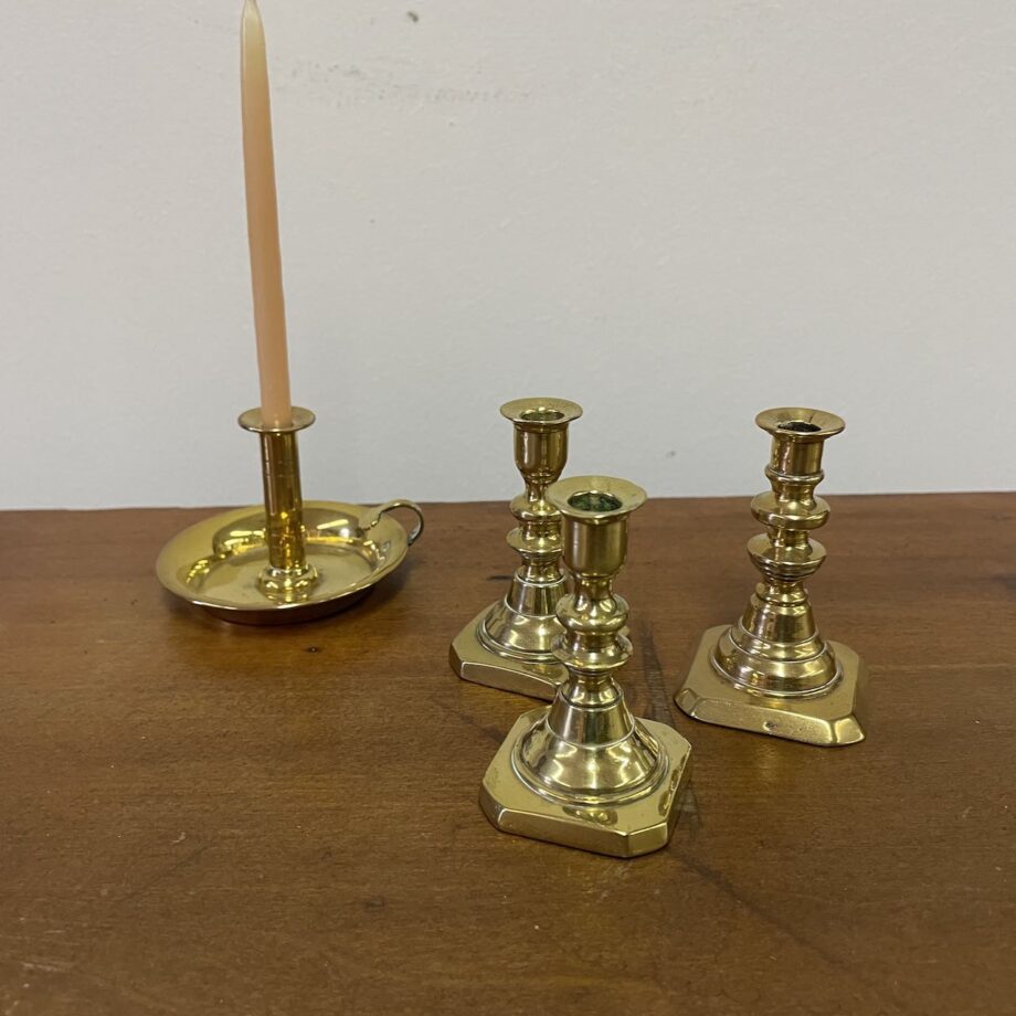 Miniature Brass Candlesticks