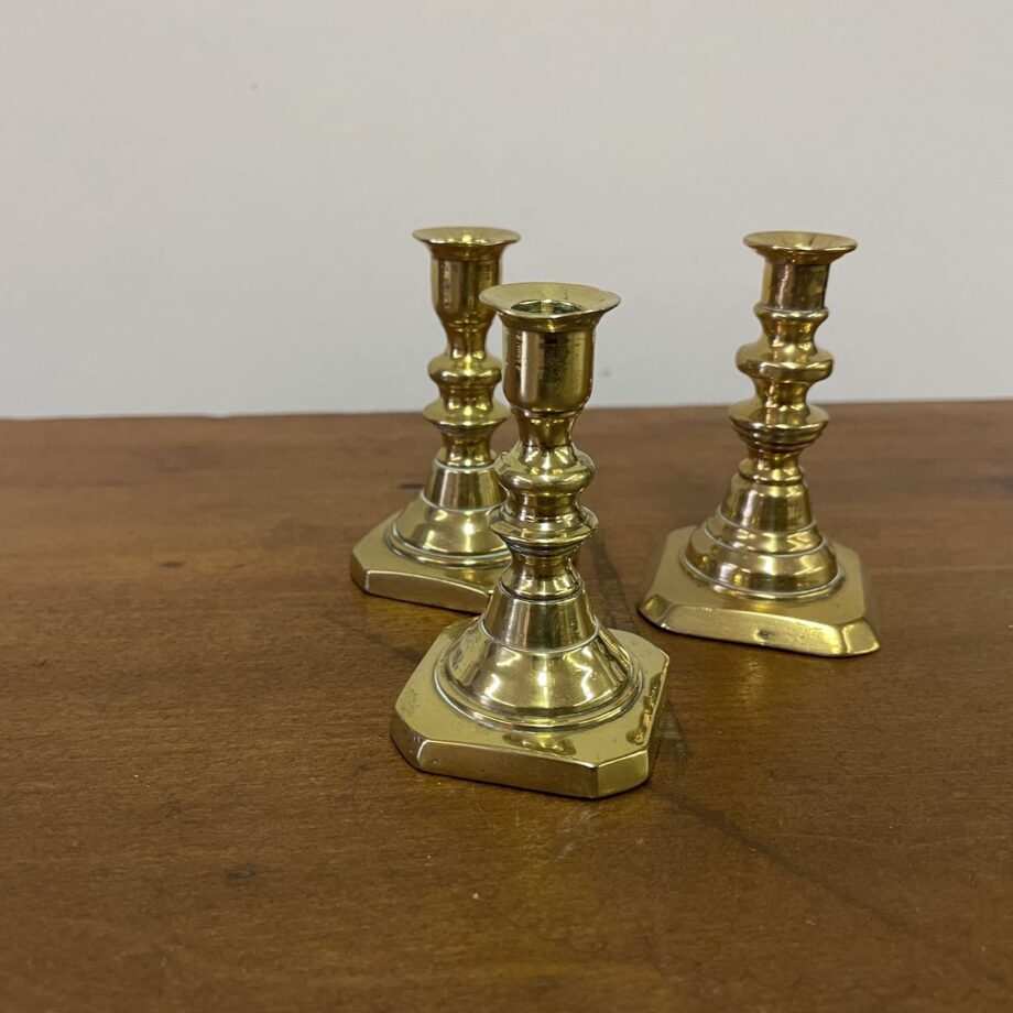 Miniature Brass Candlesticks