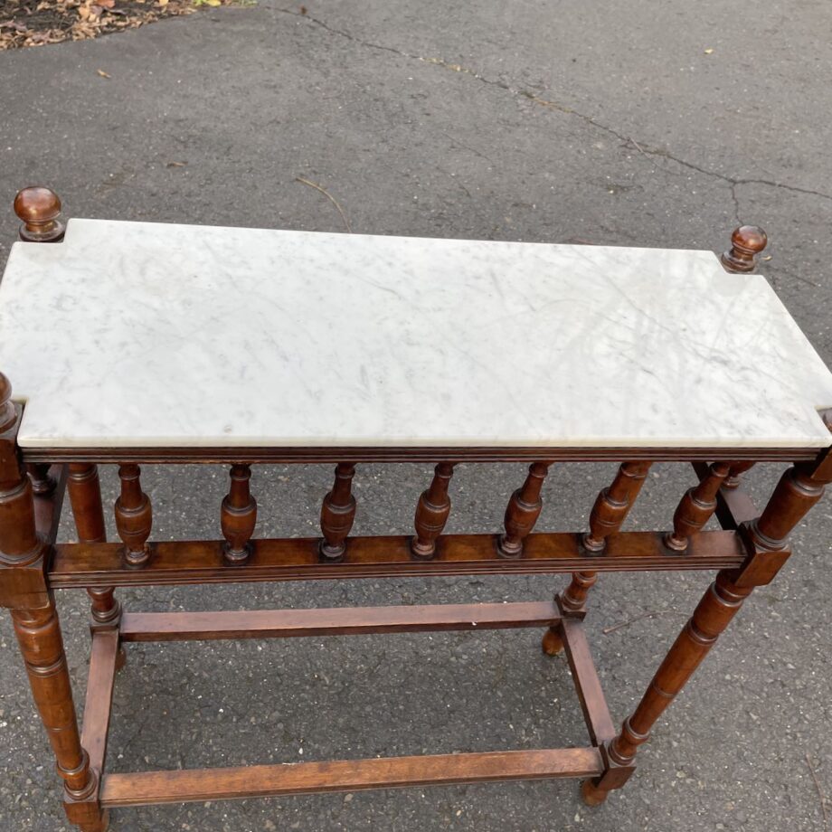 Marble Top Console Table