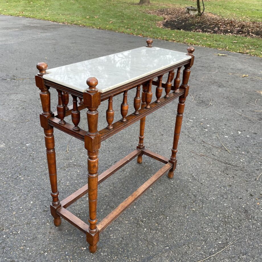 Marble Top Console Table