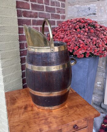 English Brass Bound Vessel