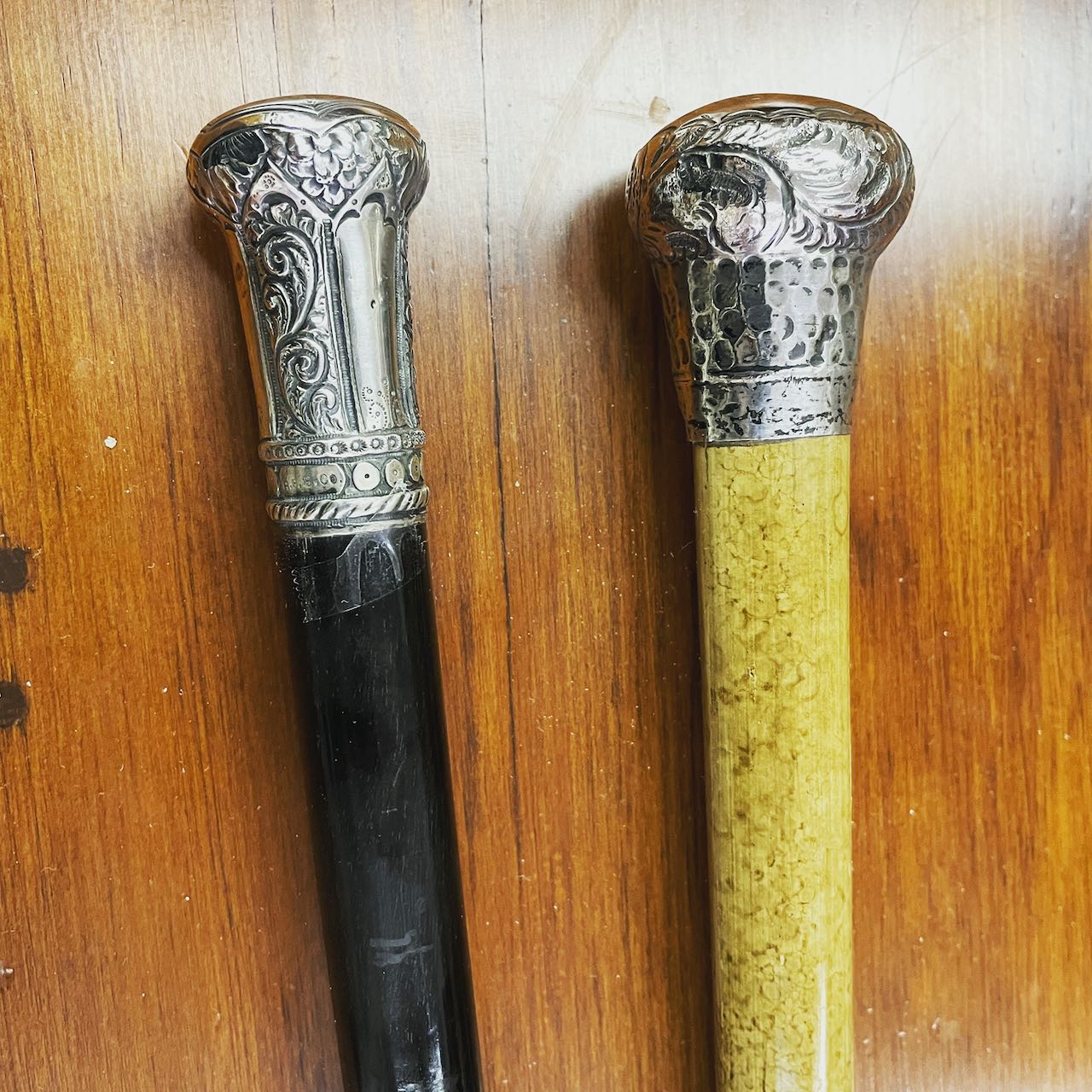 Sterling Silver Top Canes - Boyd's Antiques