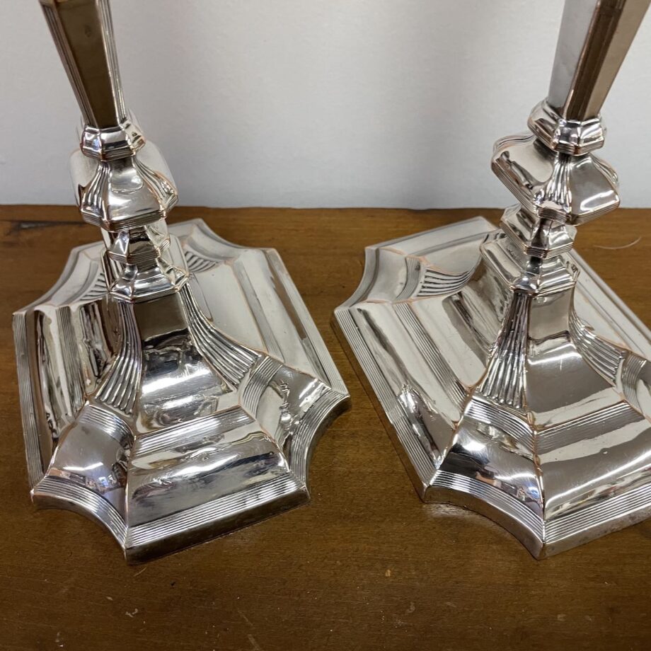 English Sheffield Candlesticks