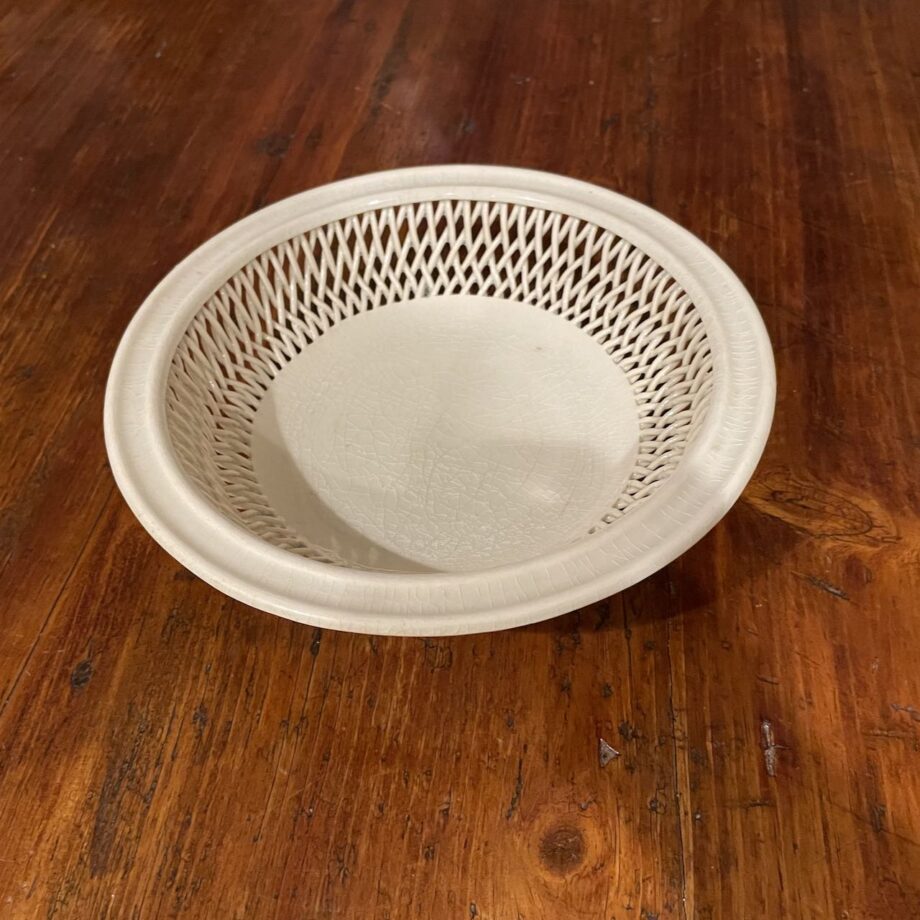 Creamware Woven Basket