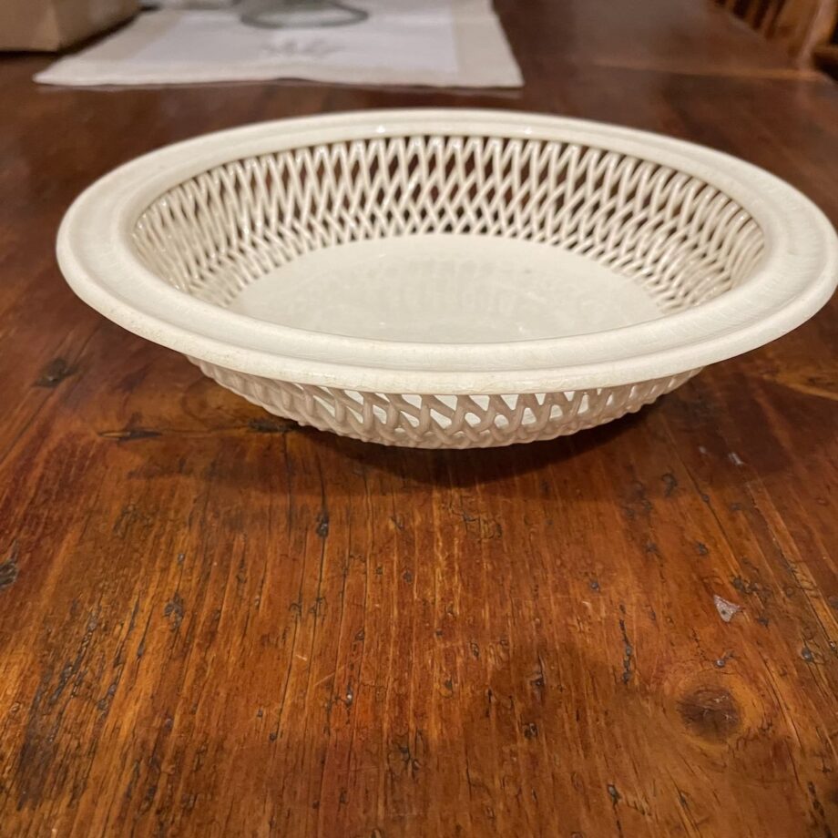 Creamware Woven Basket