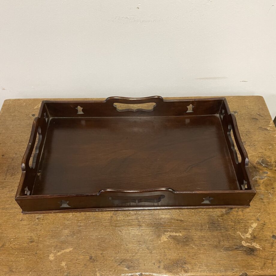 Detailed Mahogany Tray