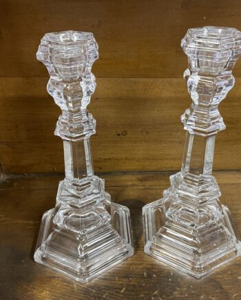 Tiffany & Co Crystal Candlesticks